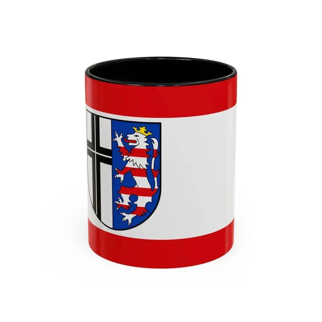 Flag of Fulda Germany - Accent Coffee Mug 11oz Black - Go Mug Yourself