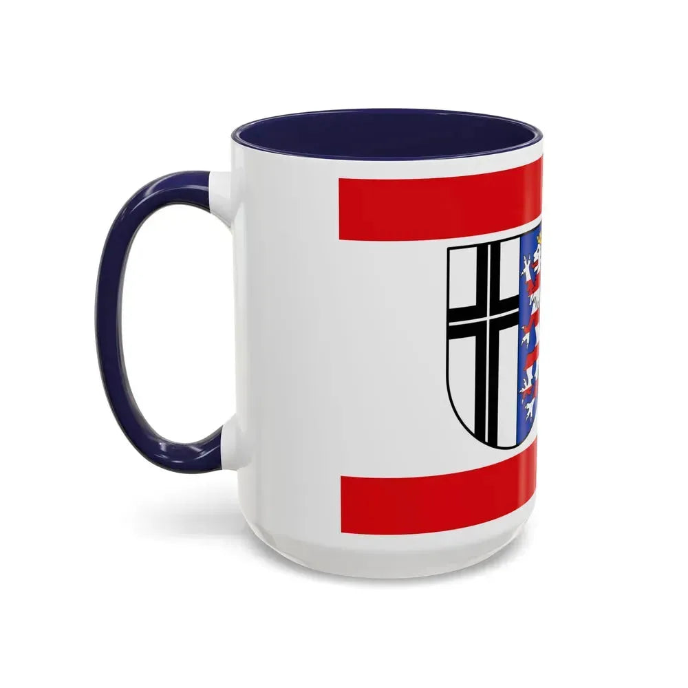Flag of Fulda Germany - Accent Coffee Mug - Go Mug Yourself