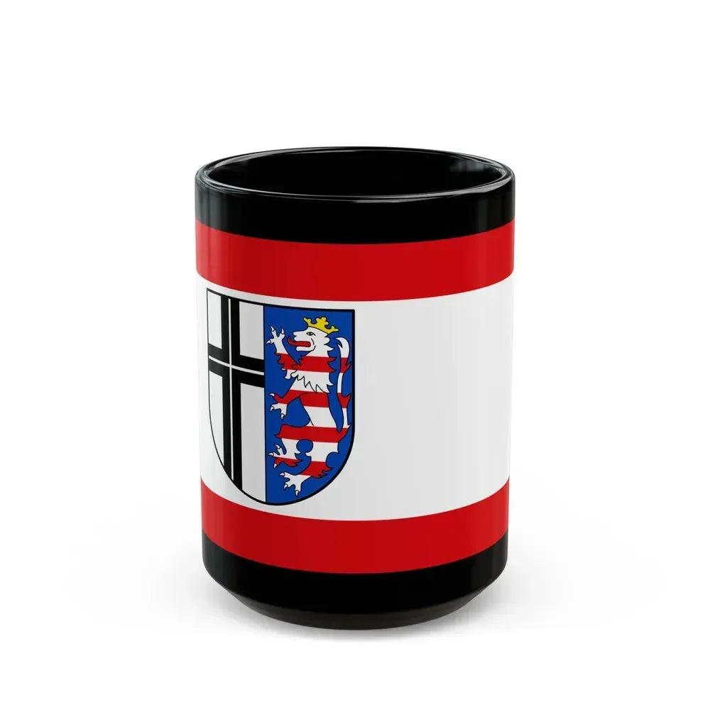 Flag of Fulda Germany - Black Coffee Mug 15oz - Go Mug Yourself