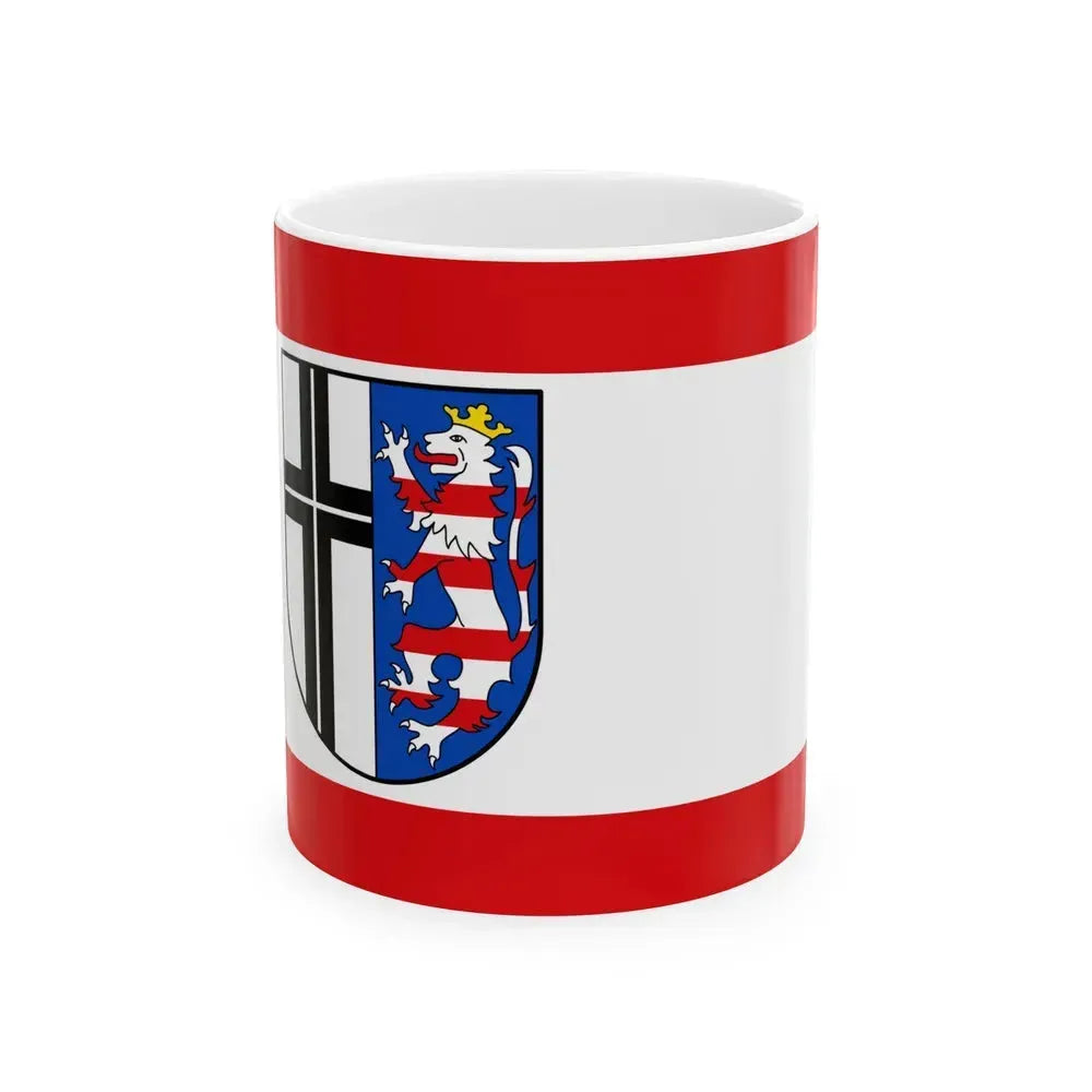 Flag of Fulda Germany - White Coffee Mug 11oz - Go Mug Yourself