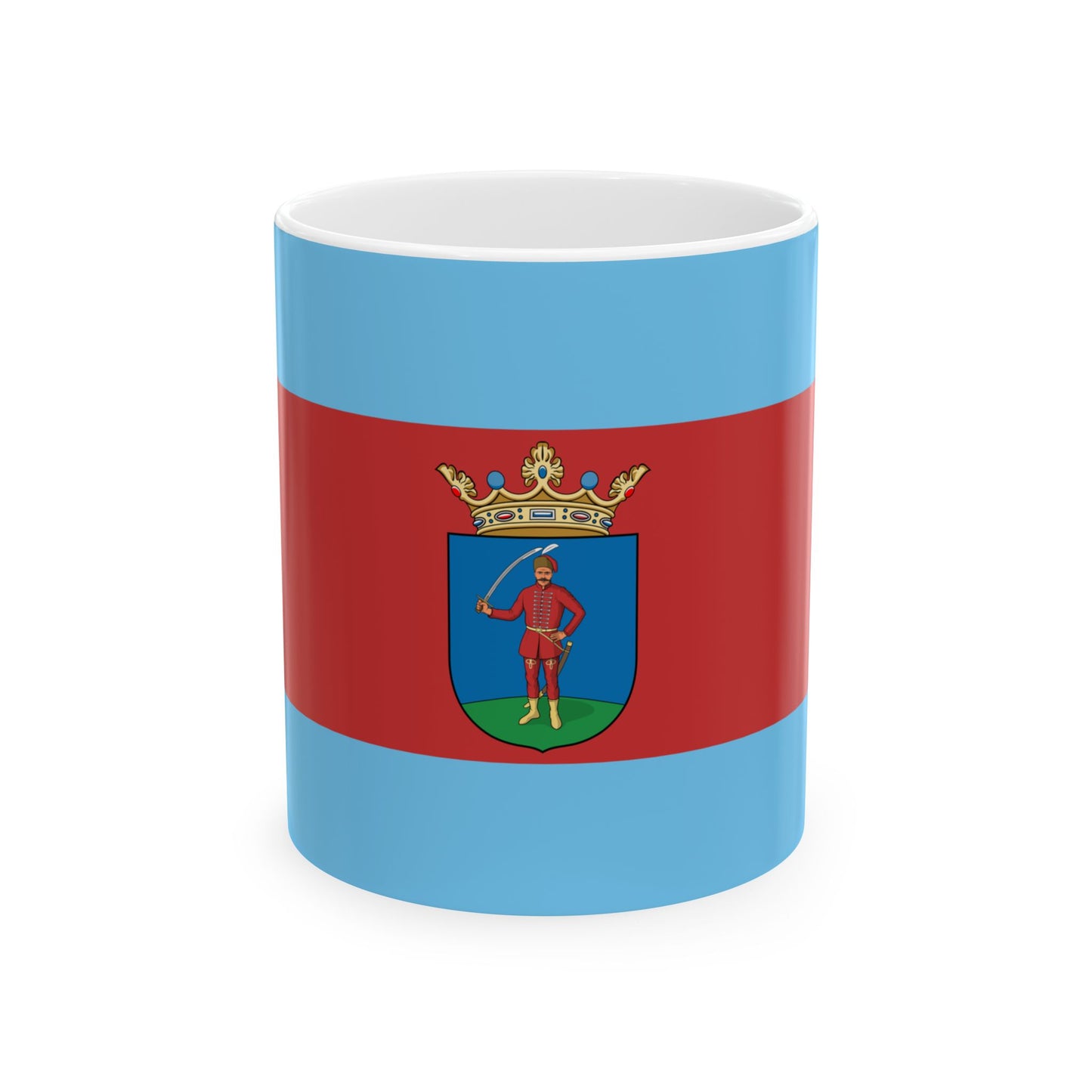 Flag of Fulopszallas (Hungary) White Coffee Mug-11oz-Go Mug Yourself