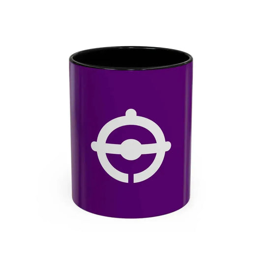 Flag of Funabashi Chiba Japan - Accent Coffee Mug 11oz Black - Go Mug Yourself