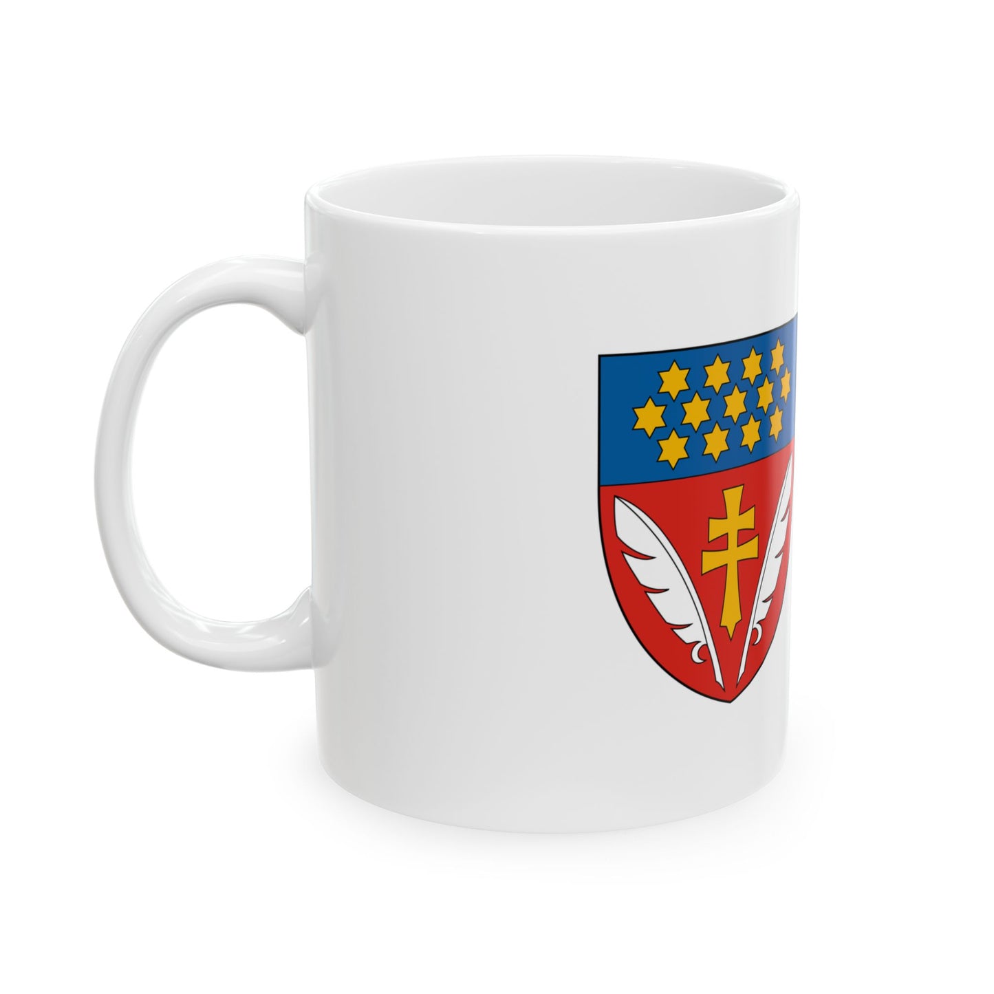 Flag of Furged (Hungary) White Coffee Mug-Go Mug Yourself