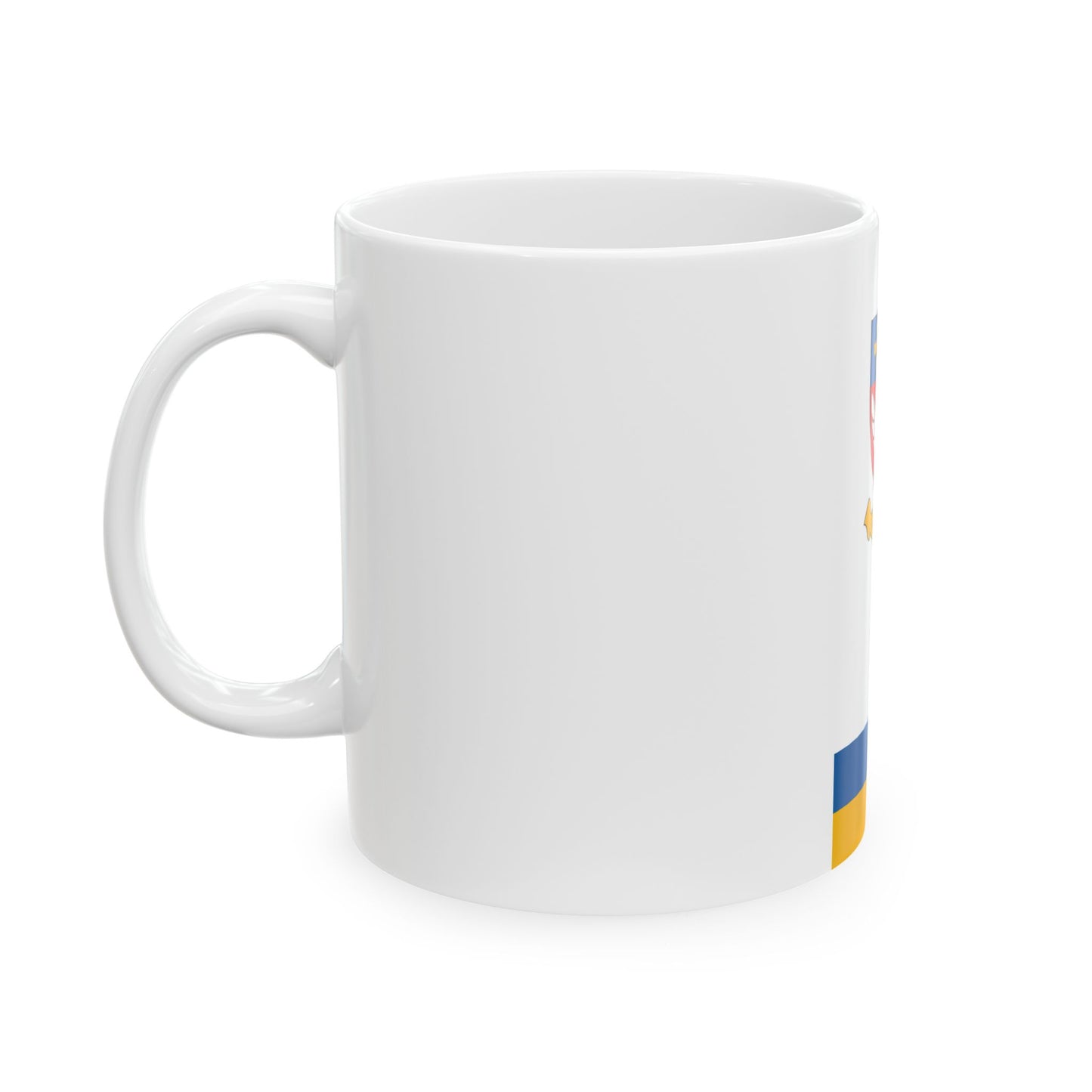 Flag of Furged vertical (Hungary) White Coffee Mug-Go Mug Yourself