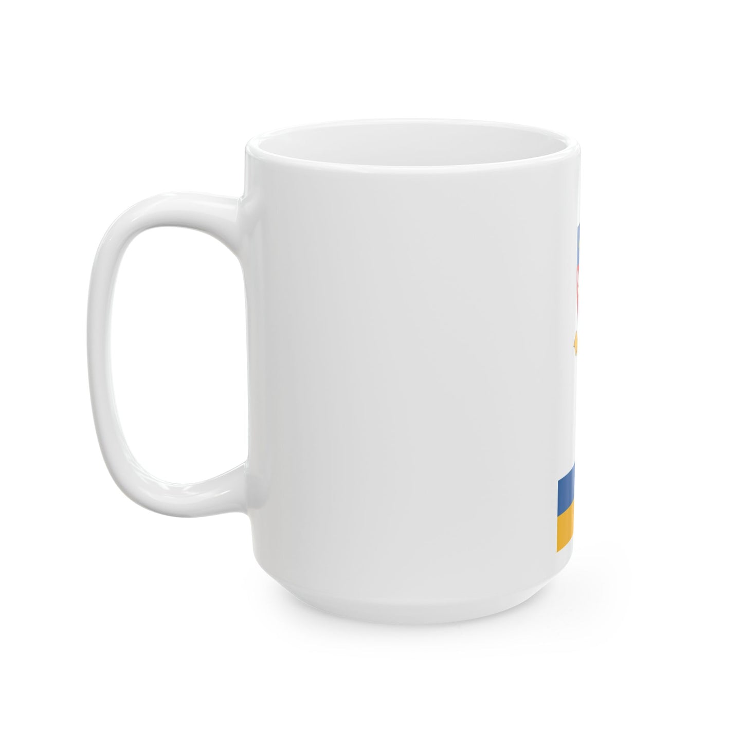 Flag of Furged vertical (Hungary) White Coffee Mug-Go Mug Yourself