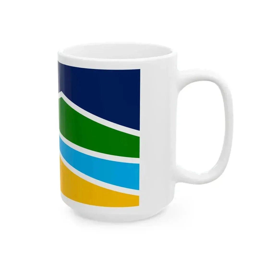 Flag of Futaleufu Chile (Chile) White Coffee Mug - Go Mug Yourself