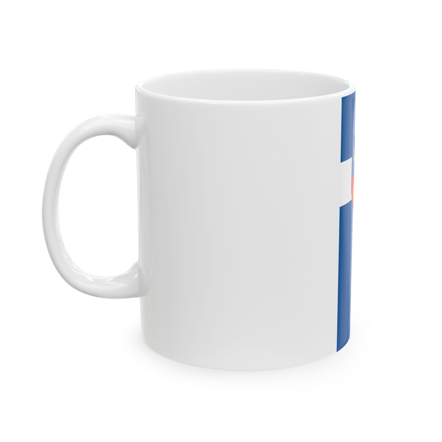 Flag of Fuzvolgy (Hungary) White Coffee Mug-Go Mug Yourself