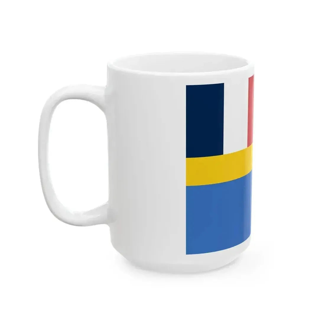 Flag of Gabon 1959-1960 (Gabon) White Coffee Mug - Go Mug Yourself