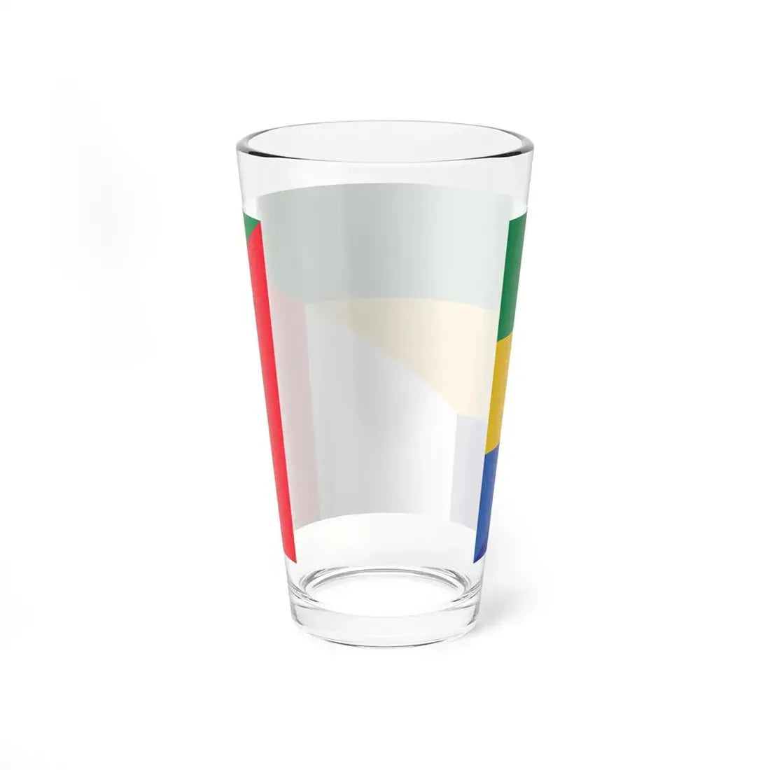 Flag of Gabon and France (France) Pint Glass 16oz - Go Mug Yourself