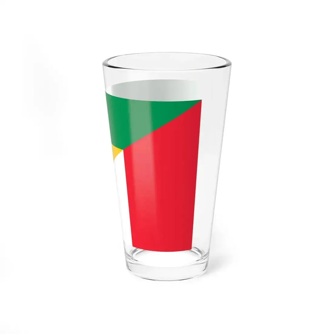 Flag of Gabon and France (France) Pint Glass 16oz - Go Mug Yourself