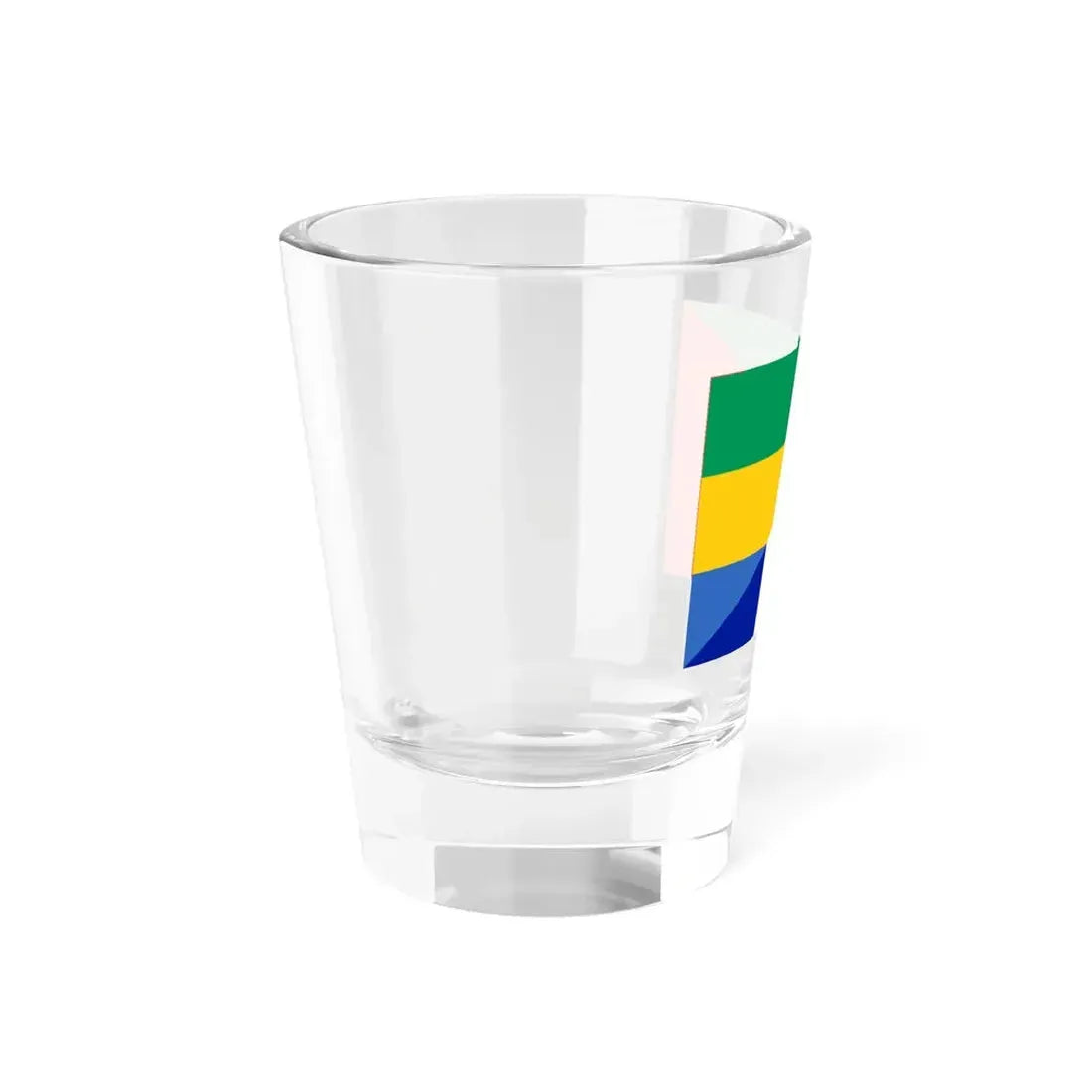Flag of Gabon and France (France) Shot Glass 1.5oz - Go Mug Yourself