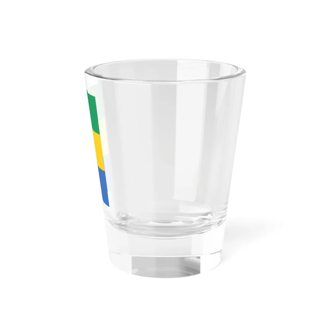Flag of Gabon vertical (Gabon) Shot Glass 1.5oz - Go Mug Yourself