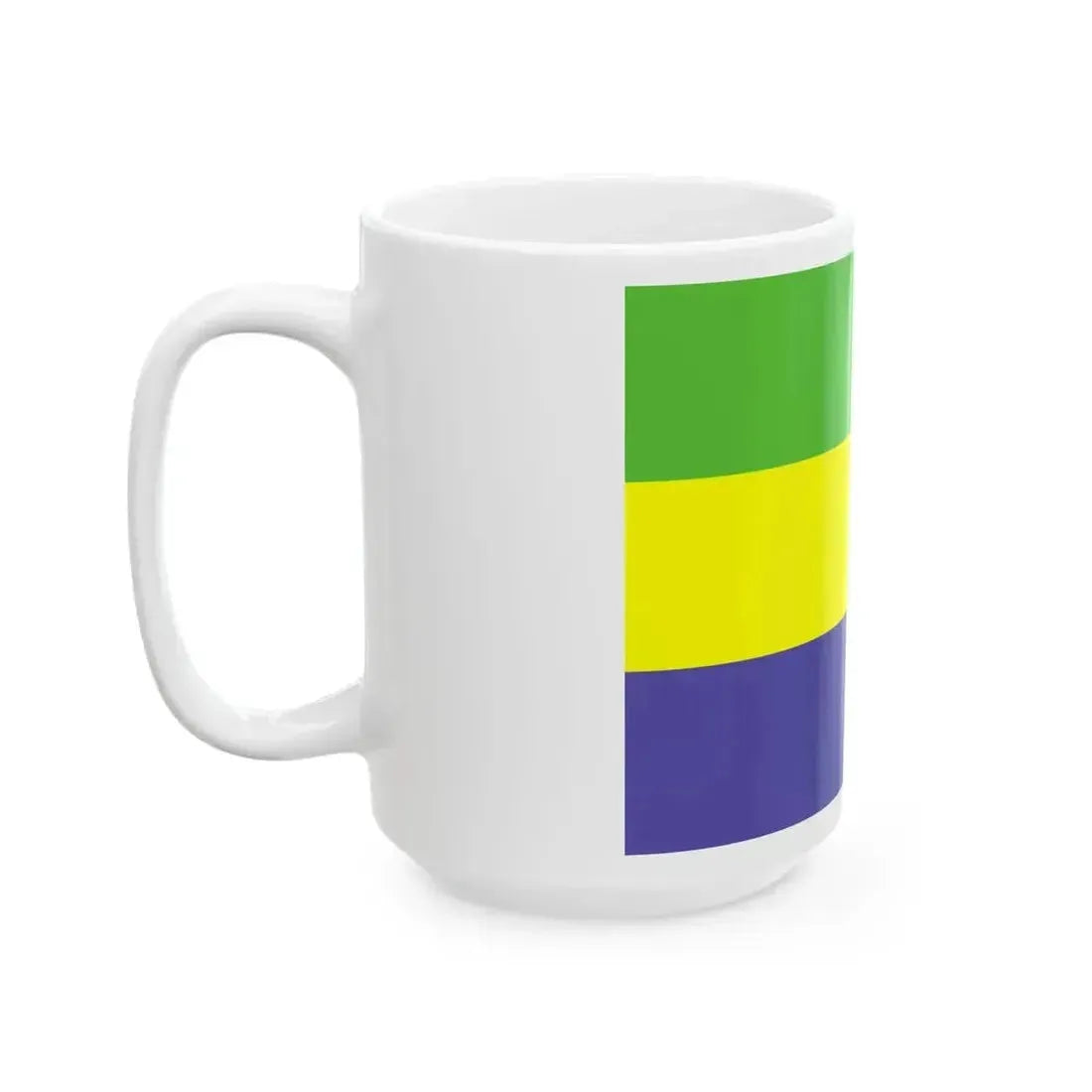 Flag of Gabon WFB 2000 (Gabon) White Coffee Mug - Go Mug Yourself
