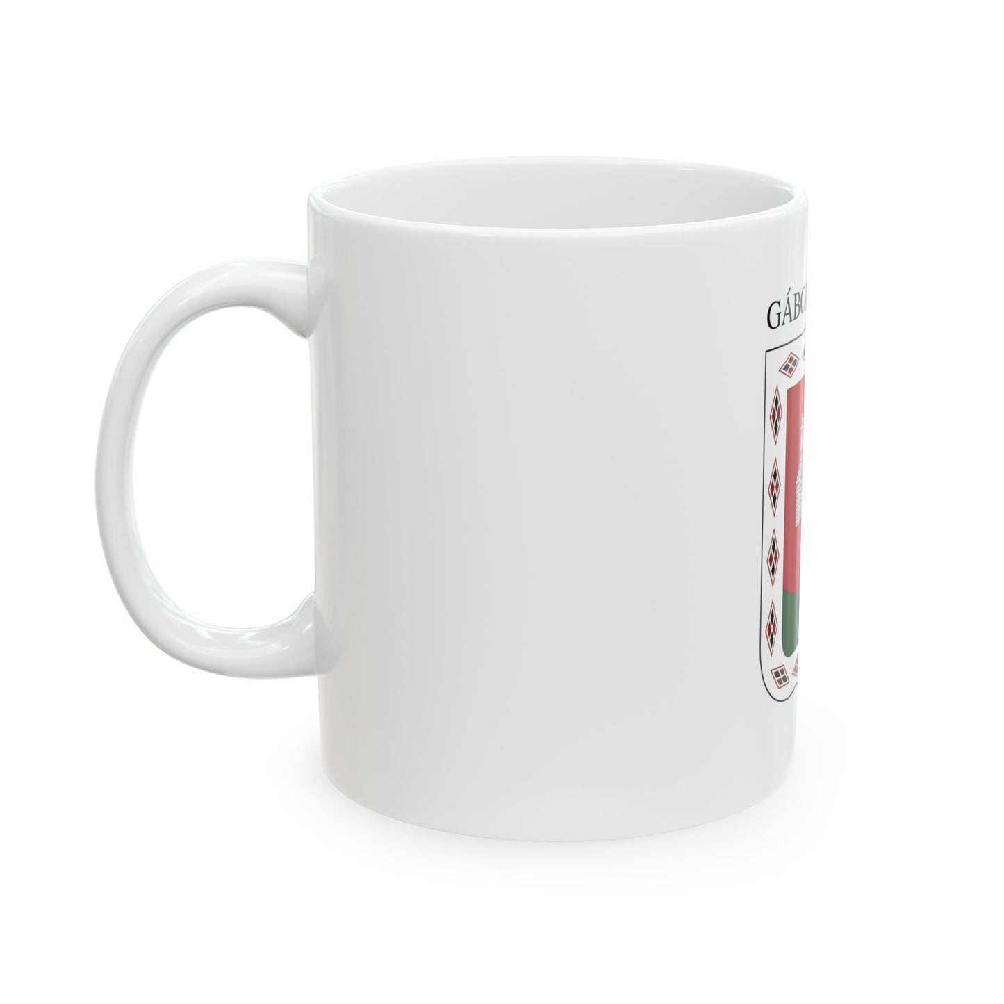 Flag of Gaborjanhaza (Hungary) White Coffee Mug-Go Mug Yourself