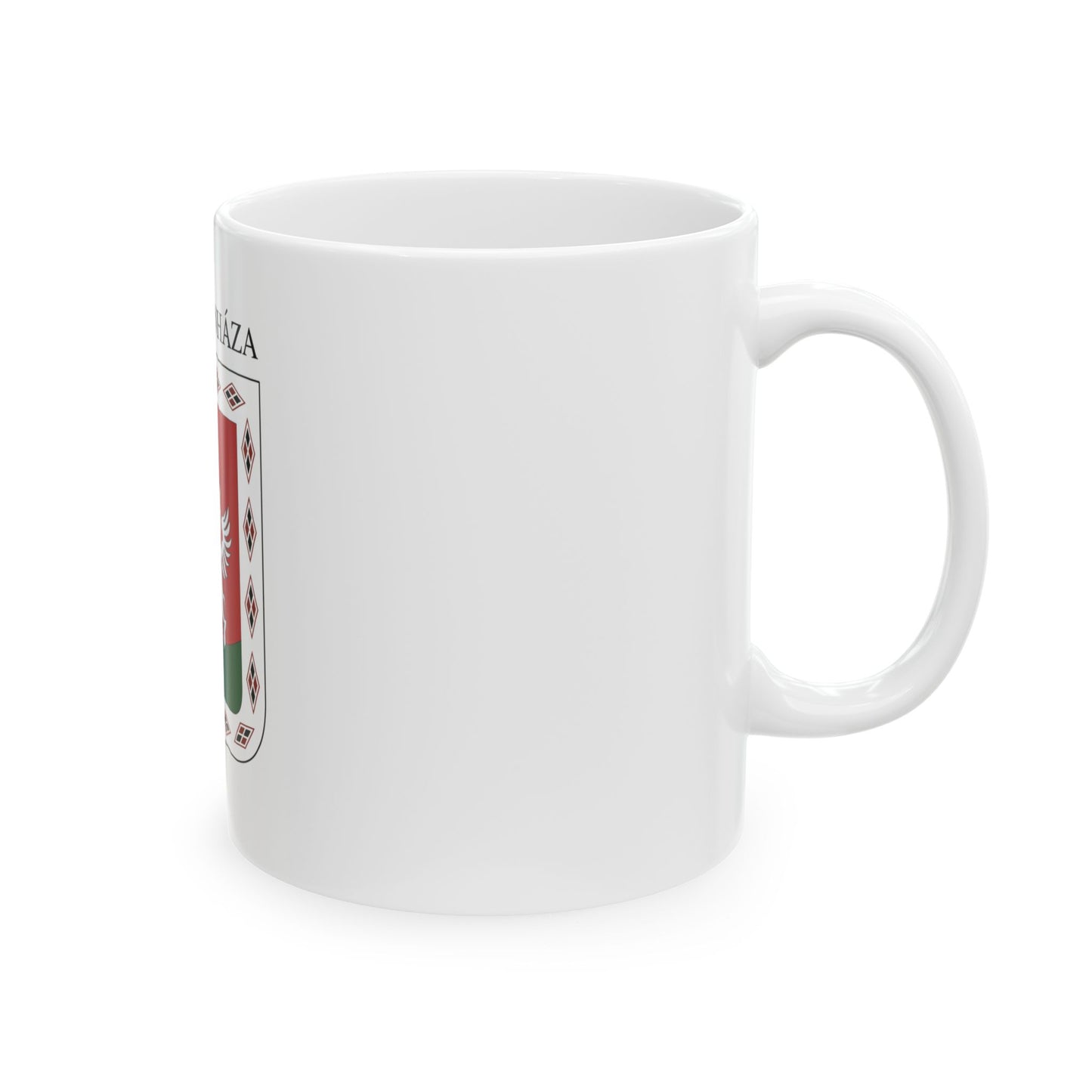 Flag of Gaborjanhaza (Hungary) White Coffee Mug-Go Mug Yourself