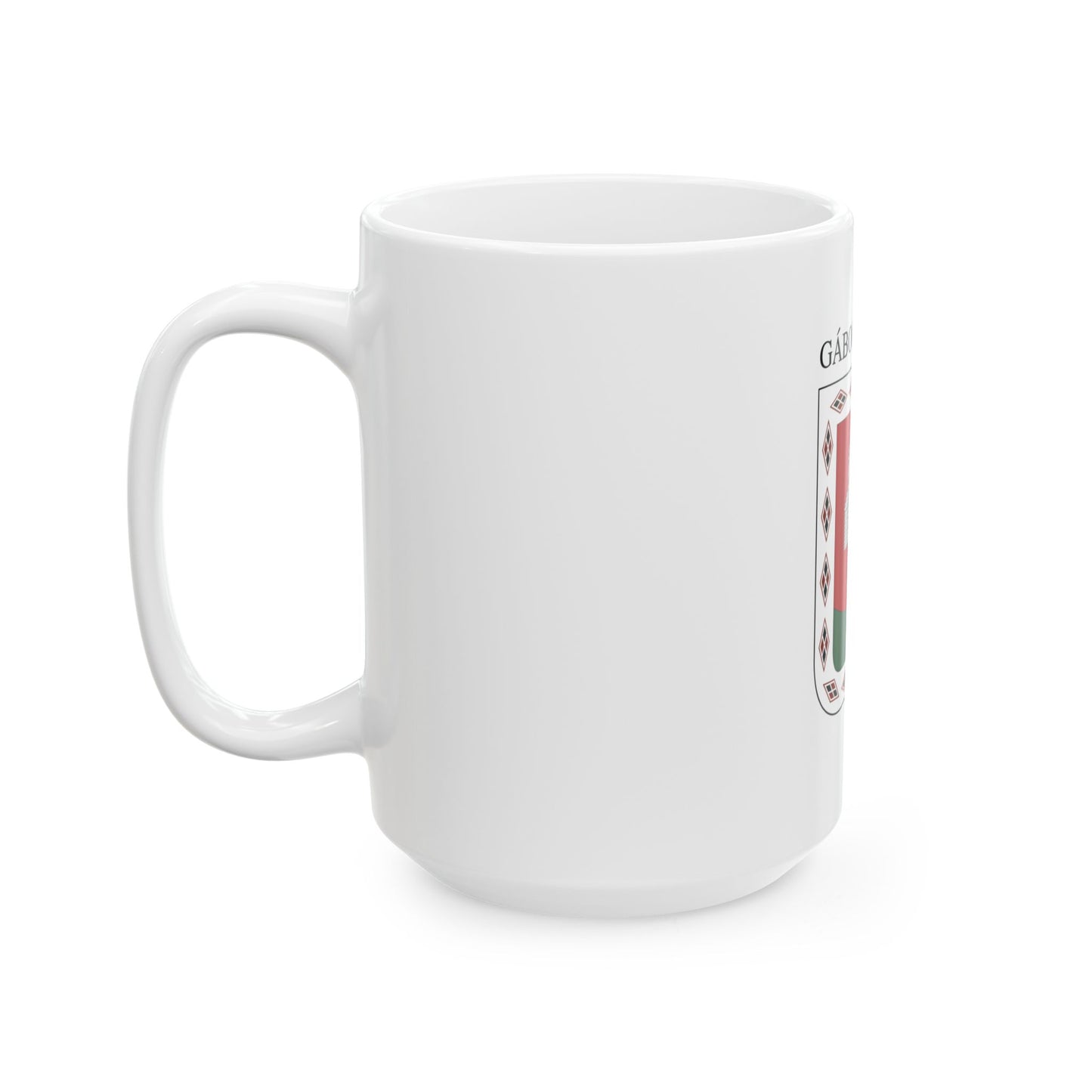 Flag of Gaborjanhaza (Hungary) White Coffee Mug-Go Mug Yourself