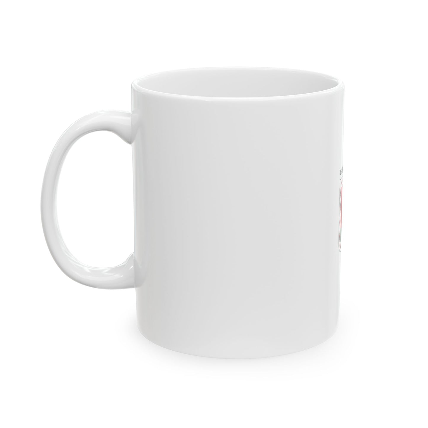Flag of Gaborjanhaza vertical (Hungary) White Coffee Mug-Go Mug Yourself