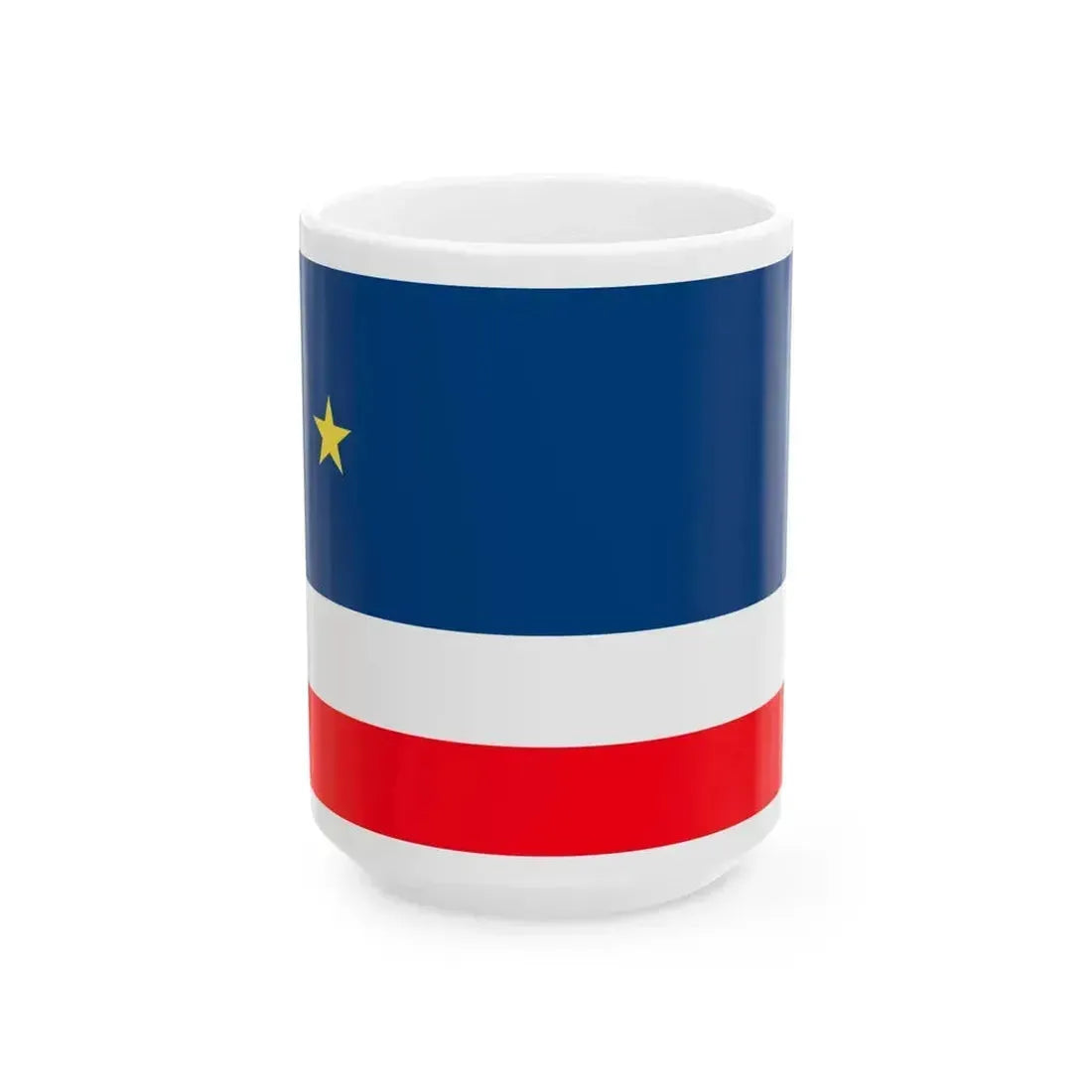 Flag of Gagauzia (Moldova) White Coffee Mug 15oz - Go Mug Yourself