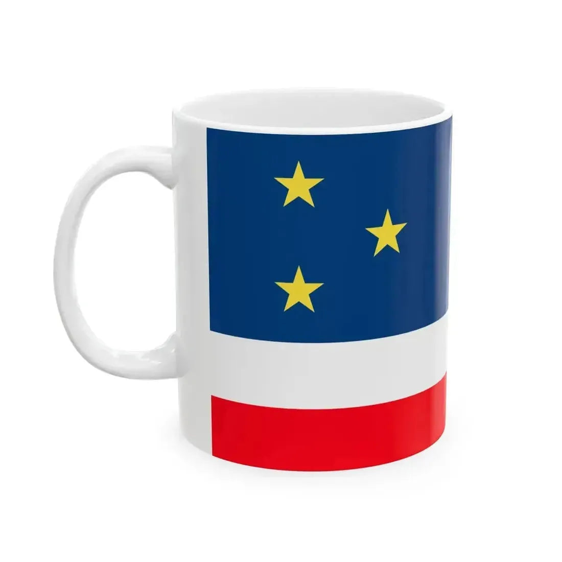 Flag of Gagauzia (Moldova) White Coffee Mug - Go Mug Yourself