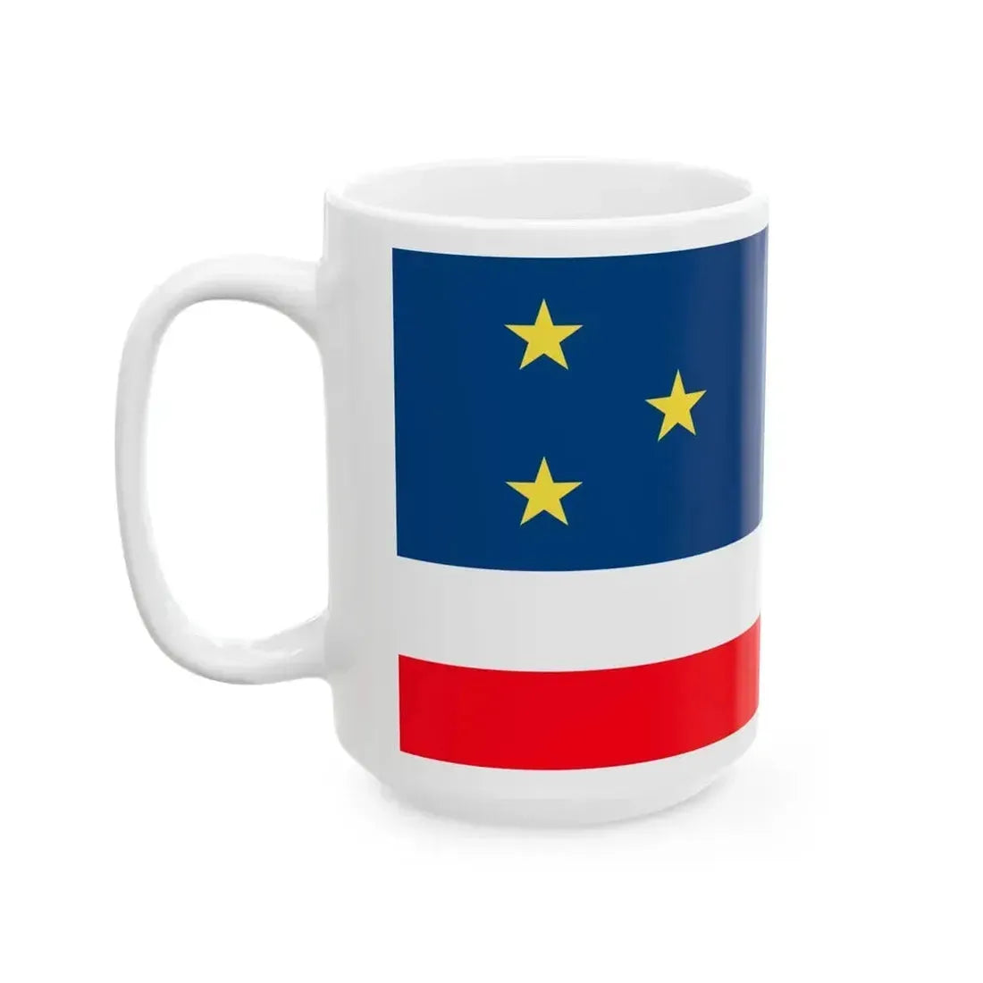 Flag of Gagauzia (Moldova) White Coffee Mug - Go Mug Yourself