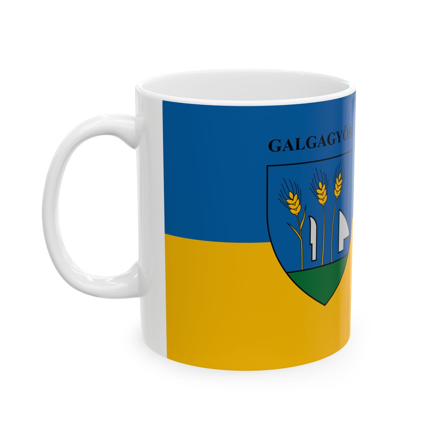 Flag of Galgagyork (Hungary) White Coffee Mug-Go Mug Yourself