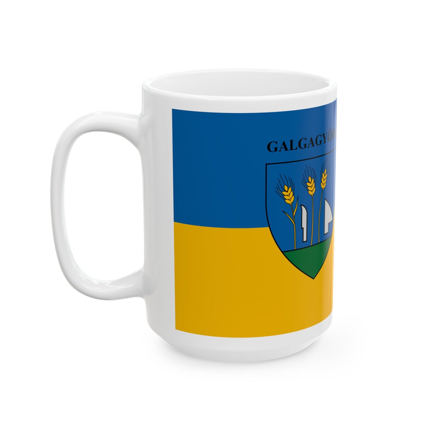 Flag of Galgagyork (Hungary) White Coffee Mug-Go Mug Yourself