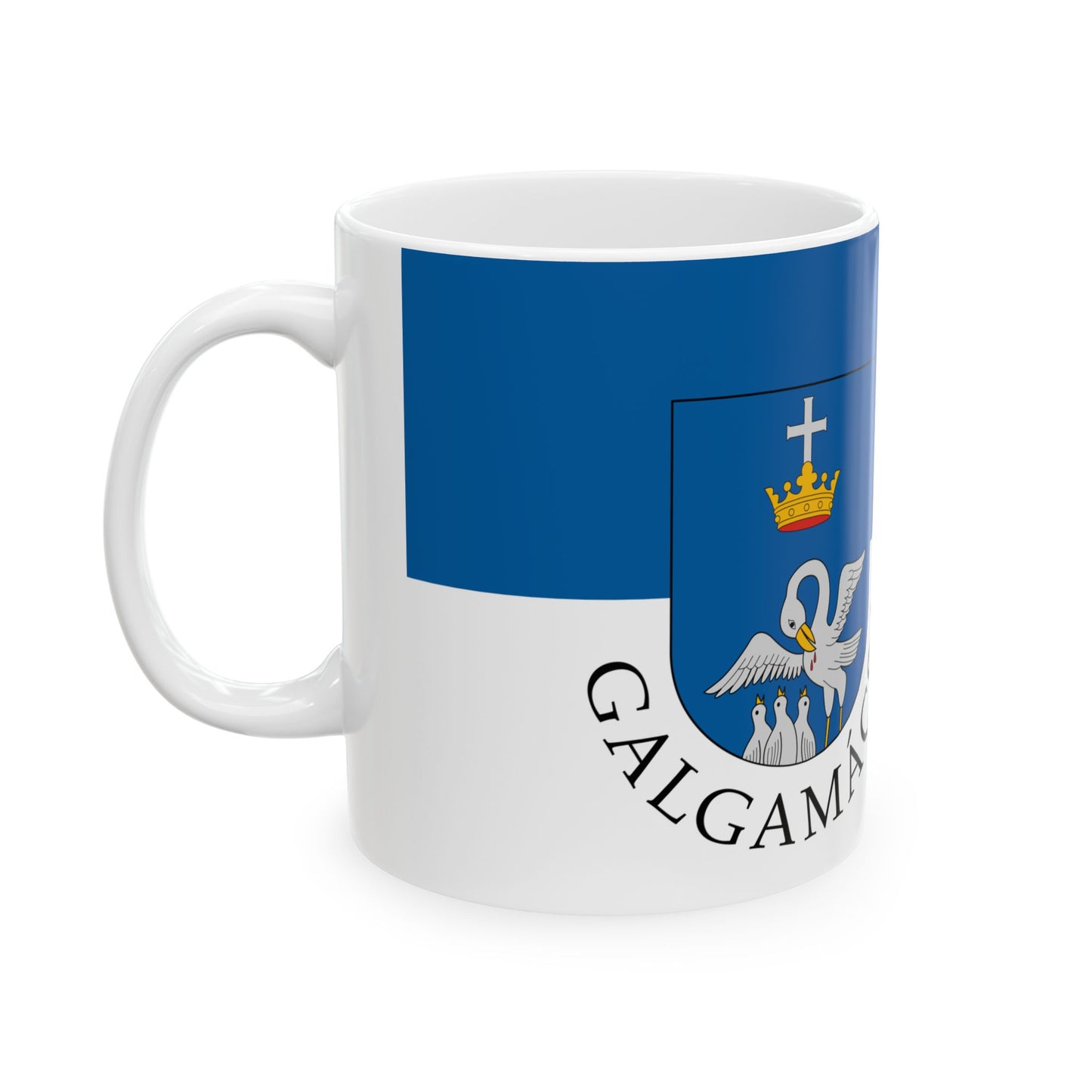 Flag of Galgamacsa (Hungary) White Coffee Mug-Go Mug Yourself