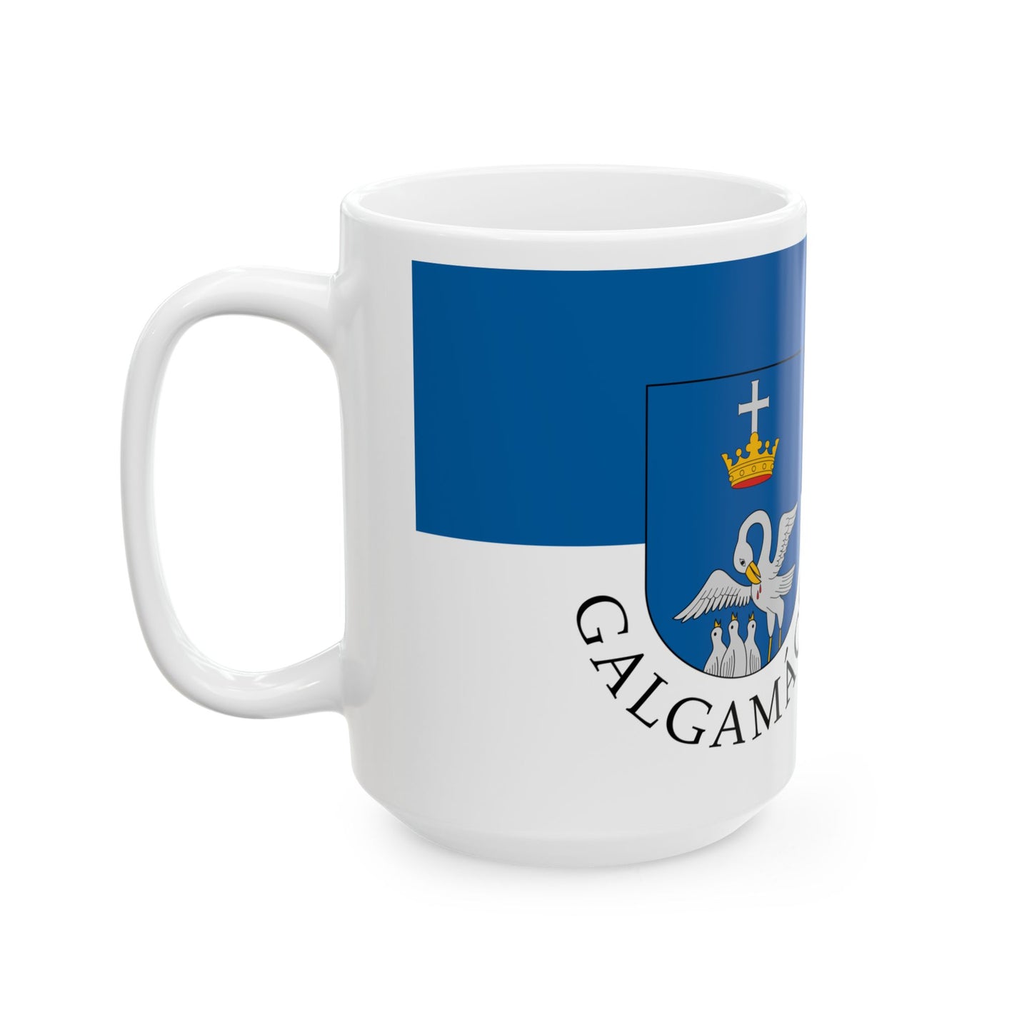 Flag of Galgamacsa (Hungary) White Coffee Mug-Go Mug Yourself