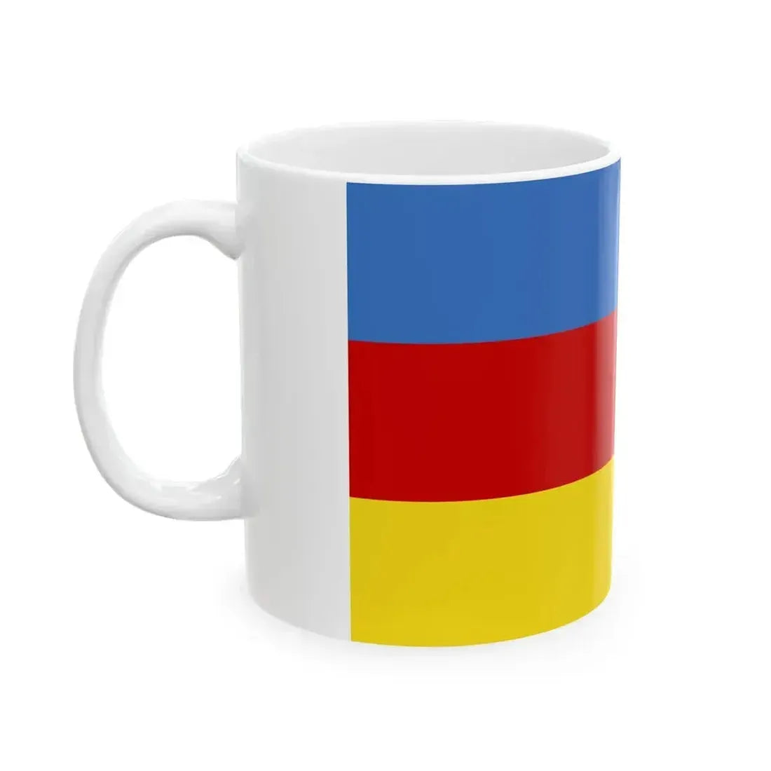 Flag of Galicia and Lodomeria 1849-1890 (Poland) White Coffee Mug - Go Mug Yourself