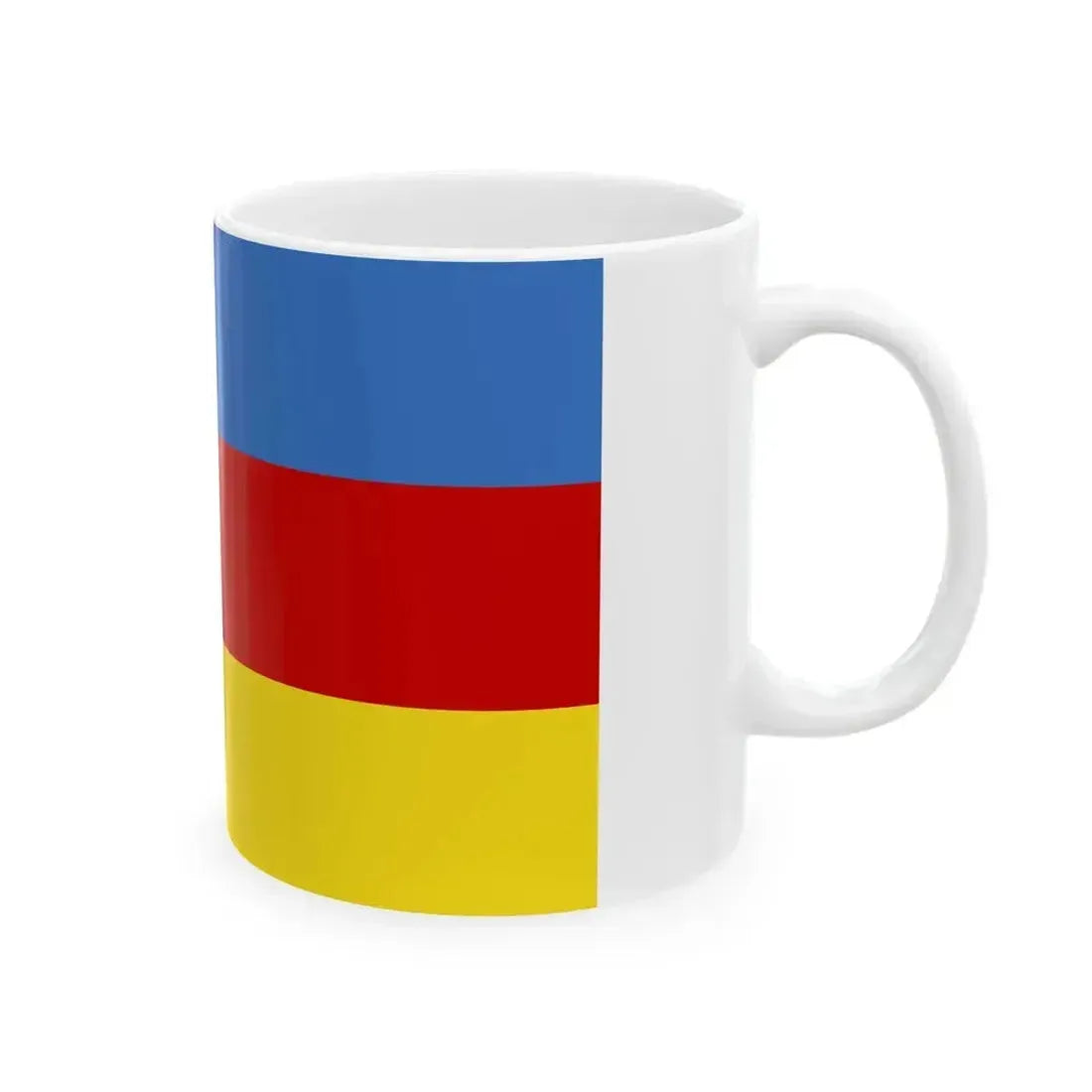 Flag of Galicia and Lodomeria 1849-1890 (Poland) White Coffee Mug - Go Mug Yourself