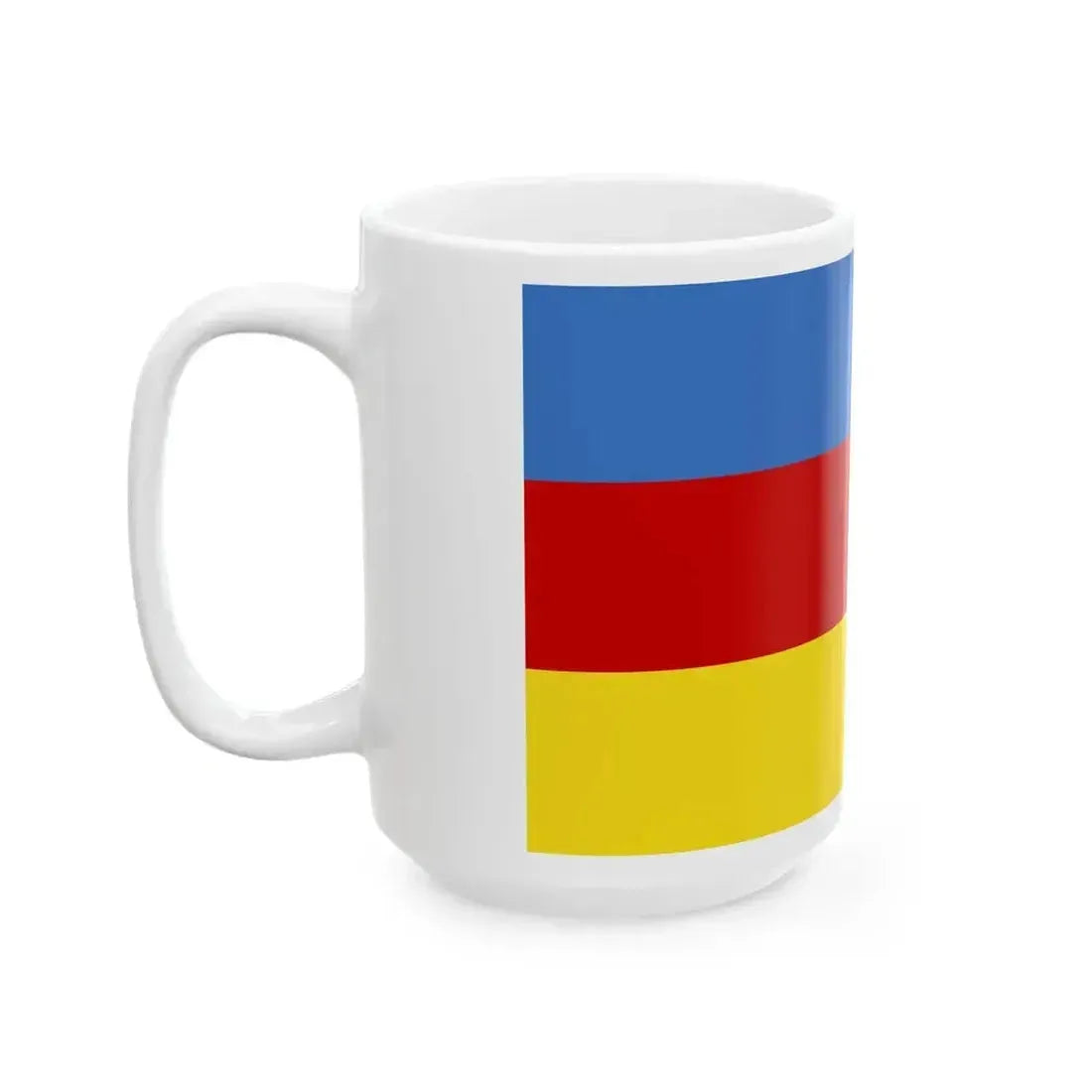 Flag of Galicia and Lodomeria 1849-1890 (Poland) White Coffee Mug - Go Mug Yourself