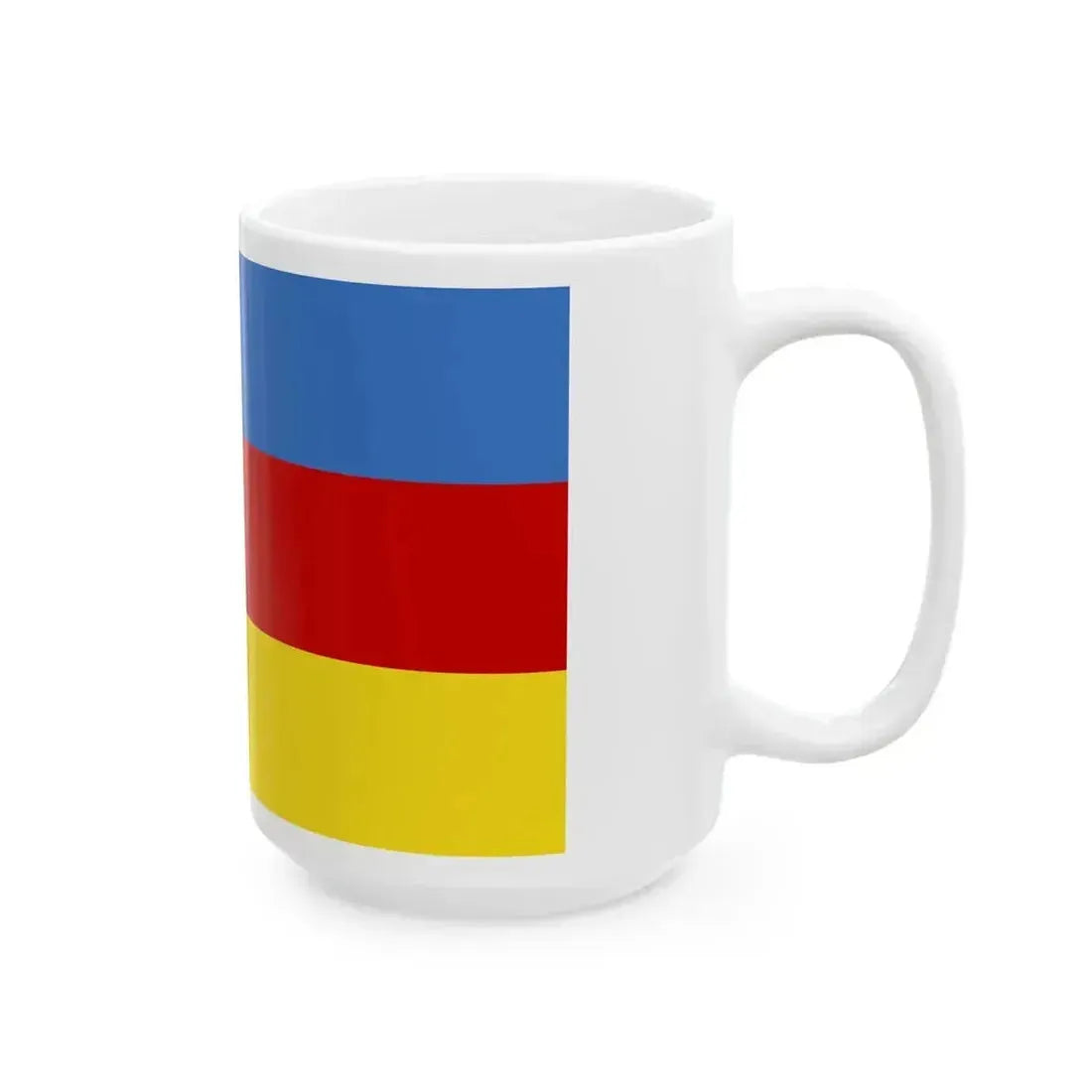 Flag of Galicia and Lodomeria 1849-1890 (Poland) White Coffee Mug - Go Mug Yourself