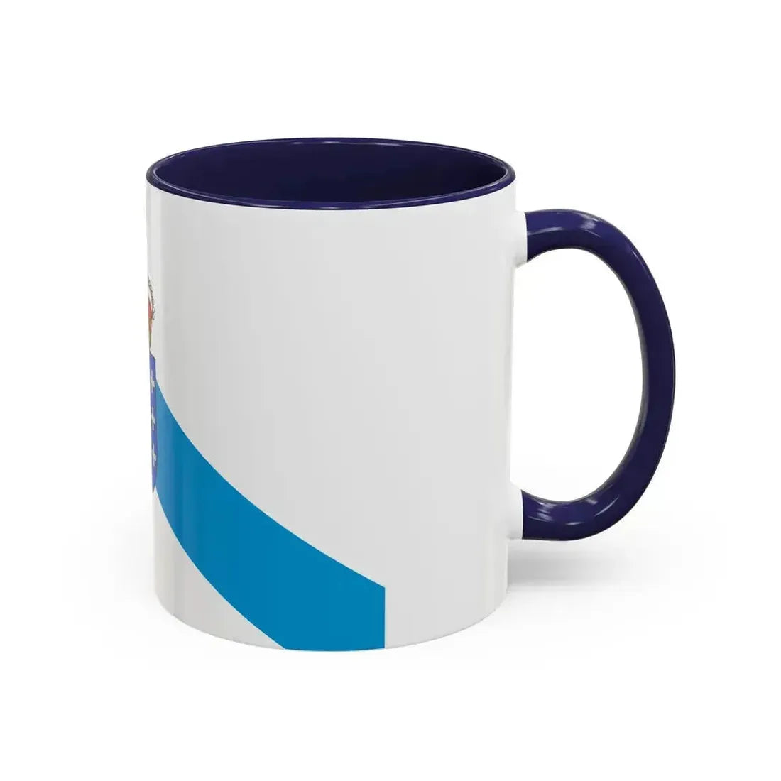 Flag of Galicia Spain - Accent Coffee Mug - Go Mug Yourself