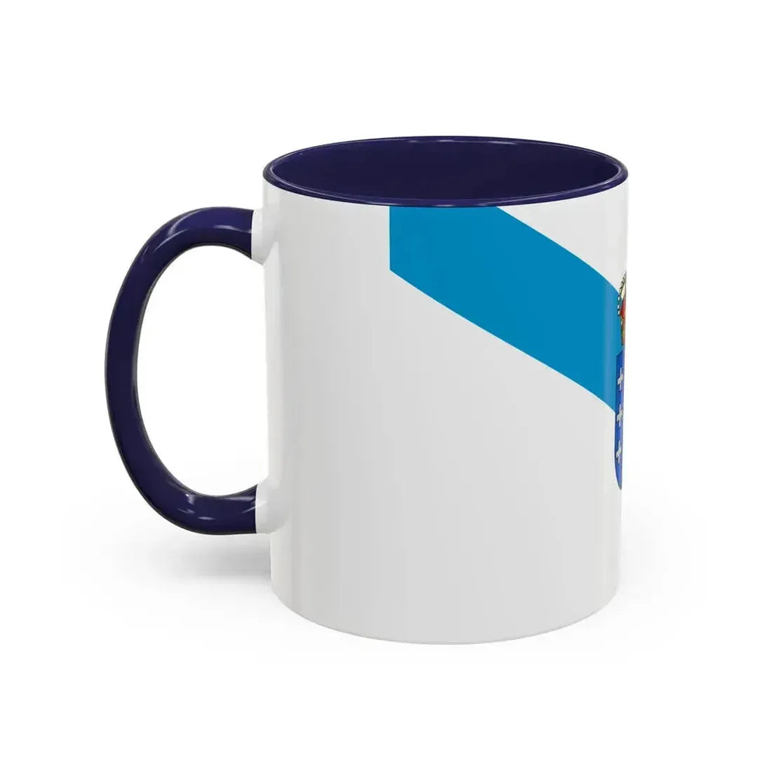 Flag of Galicia Spain - Accent Coffee Mug - Go Mug Yourself