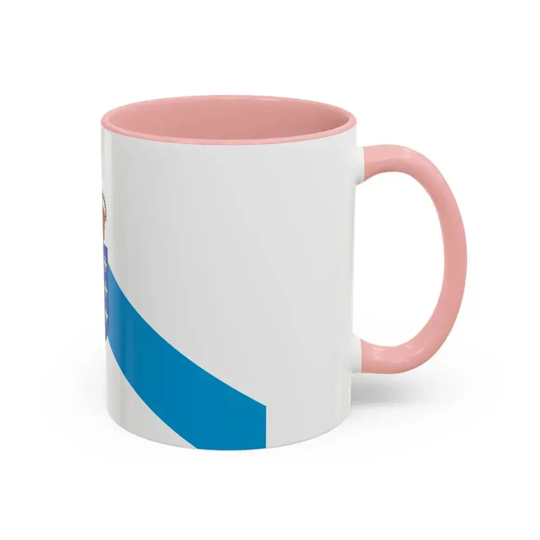 Flag of Galicia Spain - Accent Coffee Mug - Go Mug Yourself