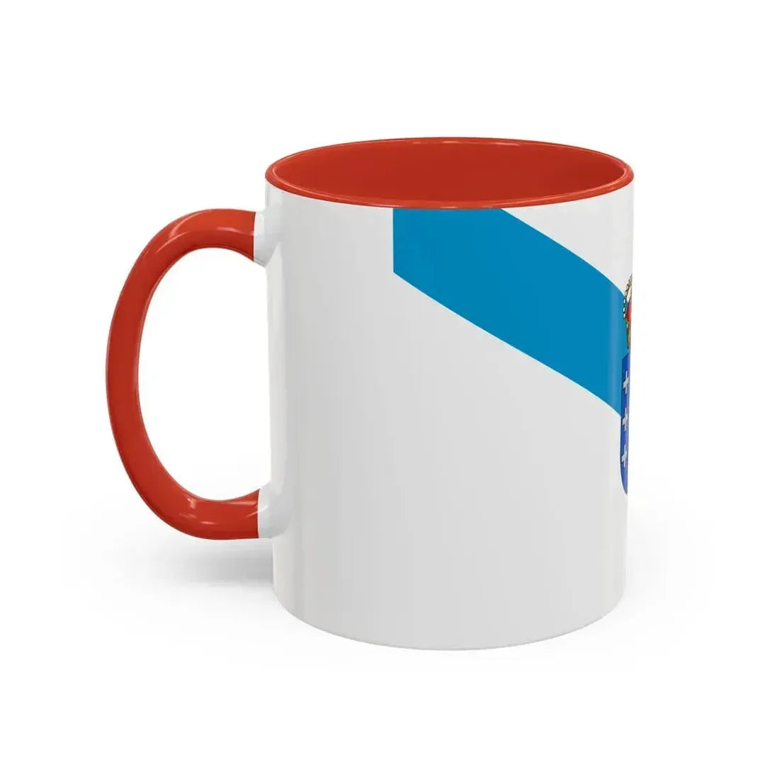 Flag of Galicia Spain - Accent Coffee Mug - Go Mug Yourself