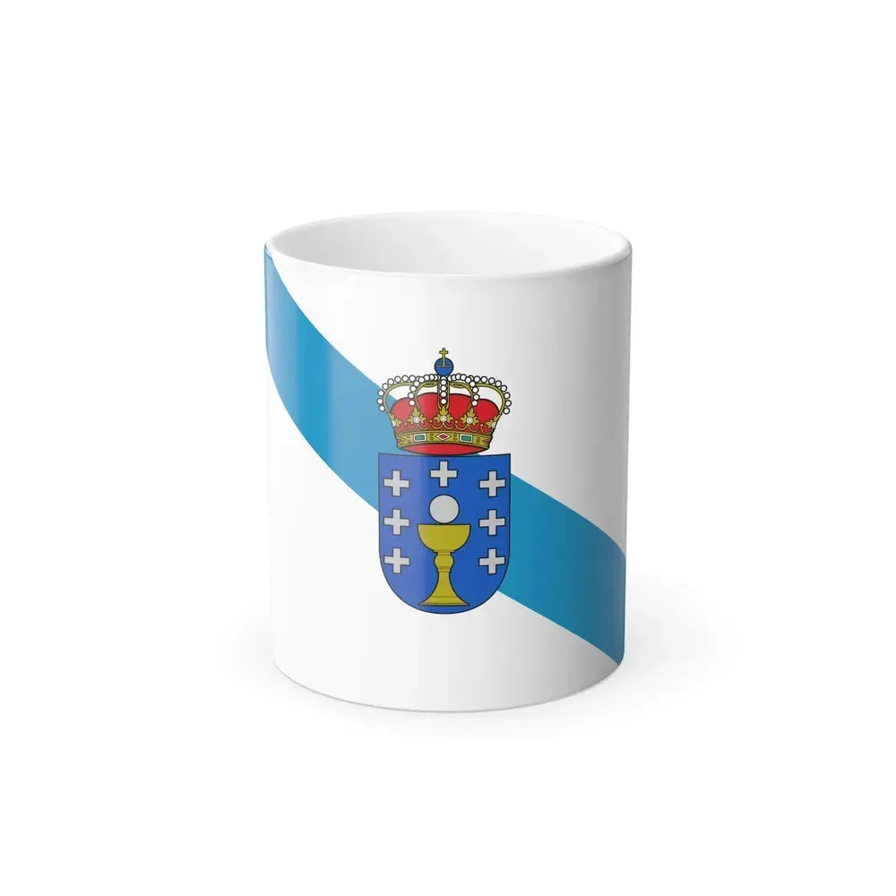 Flag of Galicia Spain - Color Changing Coffee Mug 11oz - Go Mug Yourself
