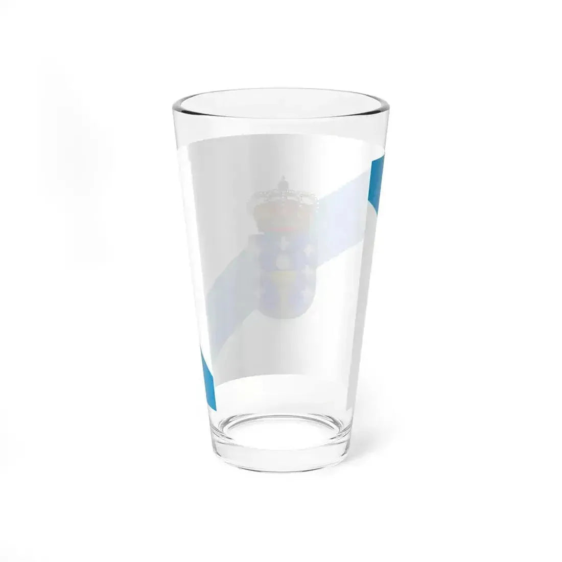 Flag of Galicia Spain - Pint Glass 16oz - Go Mug Yourself