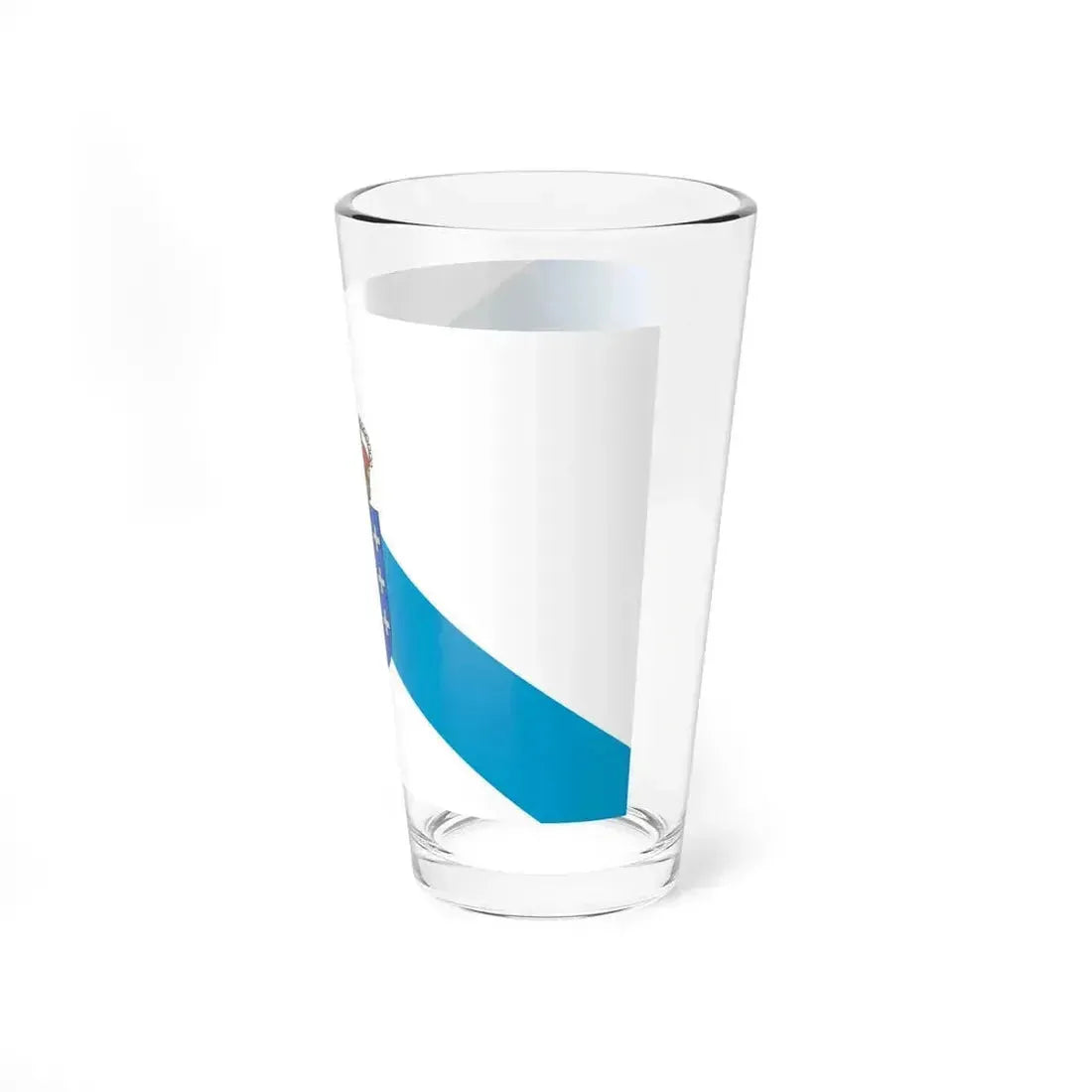 Flag of Galicia Spain - Pint Glass 16oz - Go Mug Yourself