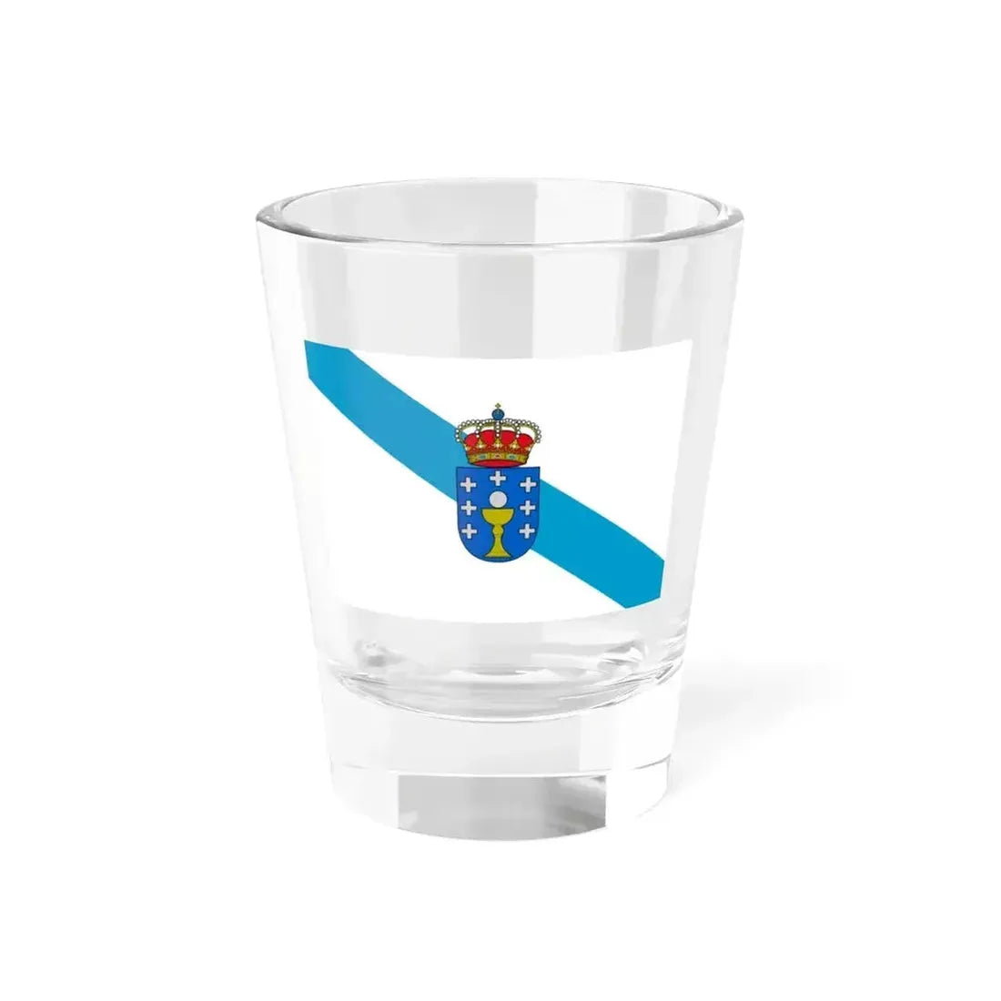 Flag of Galicia Spain - Shot Glass 1.5oz 1.5oz - Go Mug Yourself