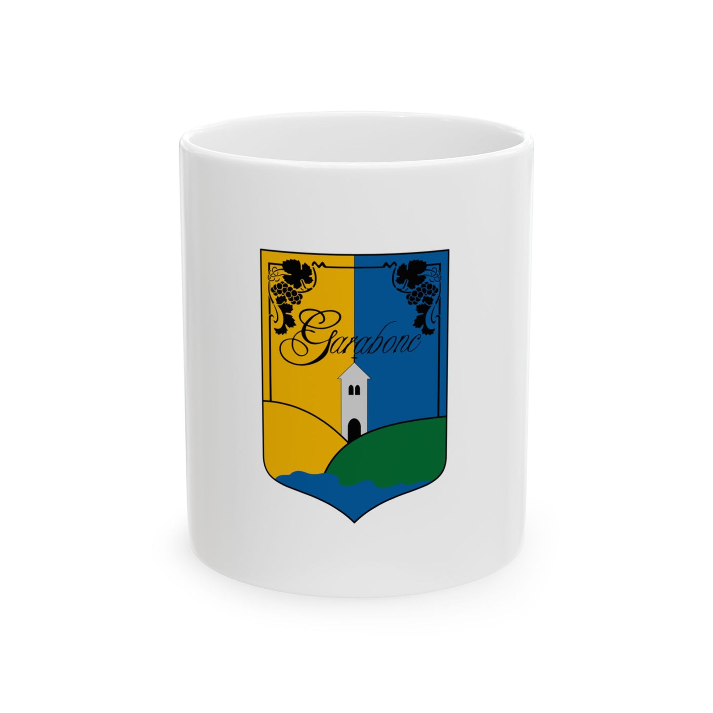 Flag of Garabonc (Hungary) White Coffee Mug-11oz-Go Mug Yourself