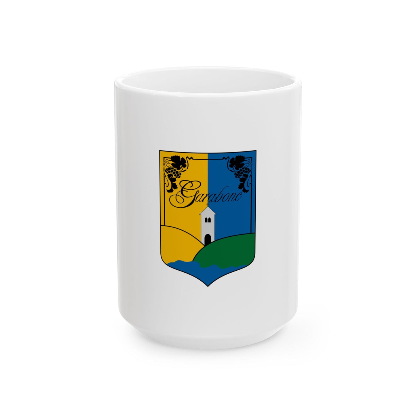Flag of Garabonc (Hungary) White Coffee Mug-15oz-Go Mug Yourself