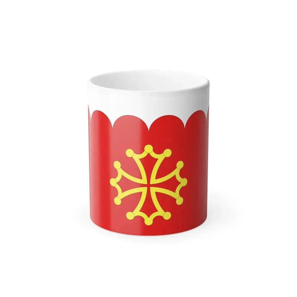 Flag of Gard France 2 - Color Changing Coffee Mug 11oz - Go Mug Yourself