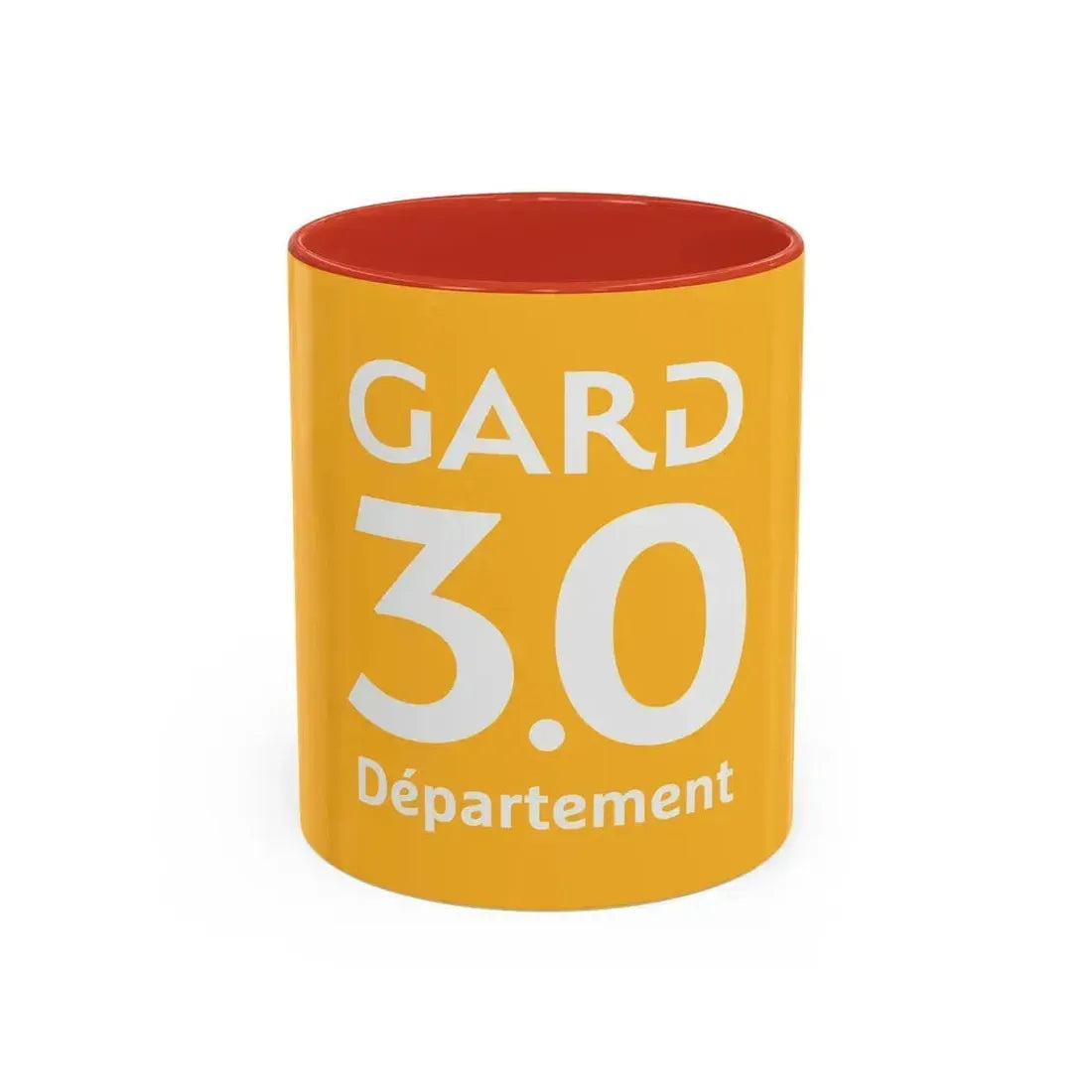 Flag of Gard France - Accent Coffee Mug 11oz Red - Go Mug Yourself