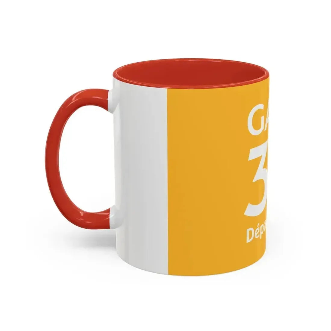 Flag of Gard France - Accent Coffee Mug - Go Mug Yourself