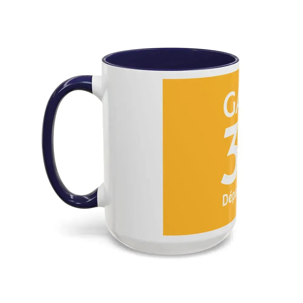 Flag of Gard France - Accent Coffee Mug - Go Mug Yourself