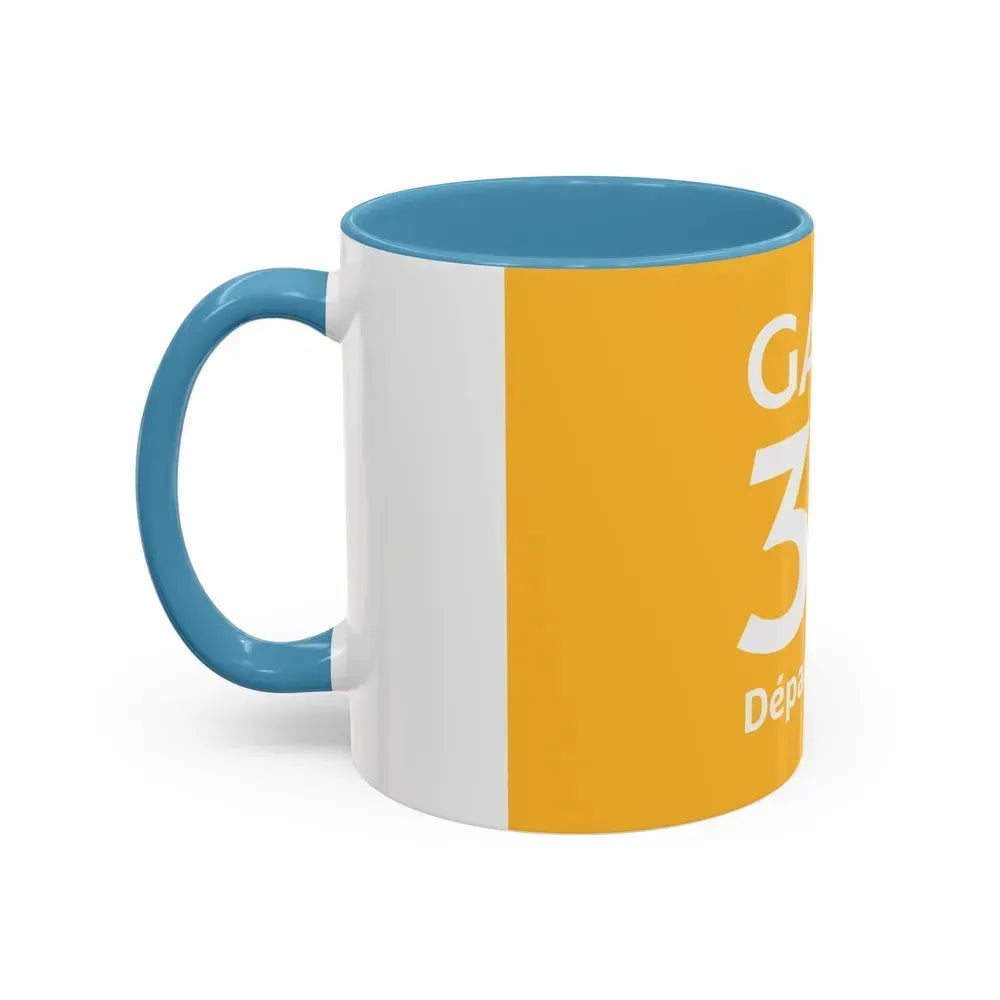 Flag of Gard France - Accent Coffee Mug - Go Mug Yourself