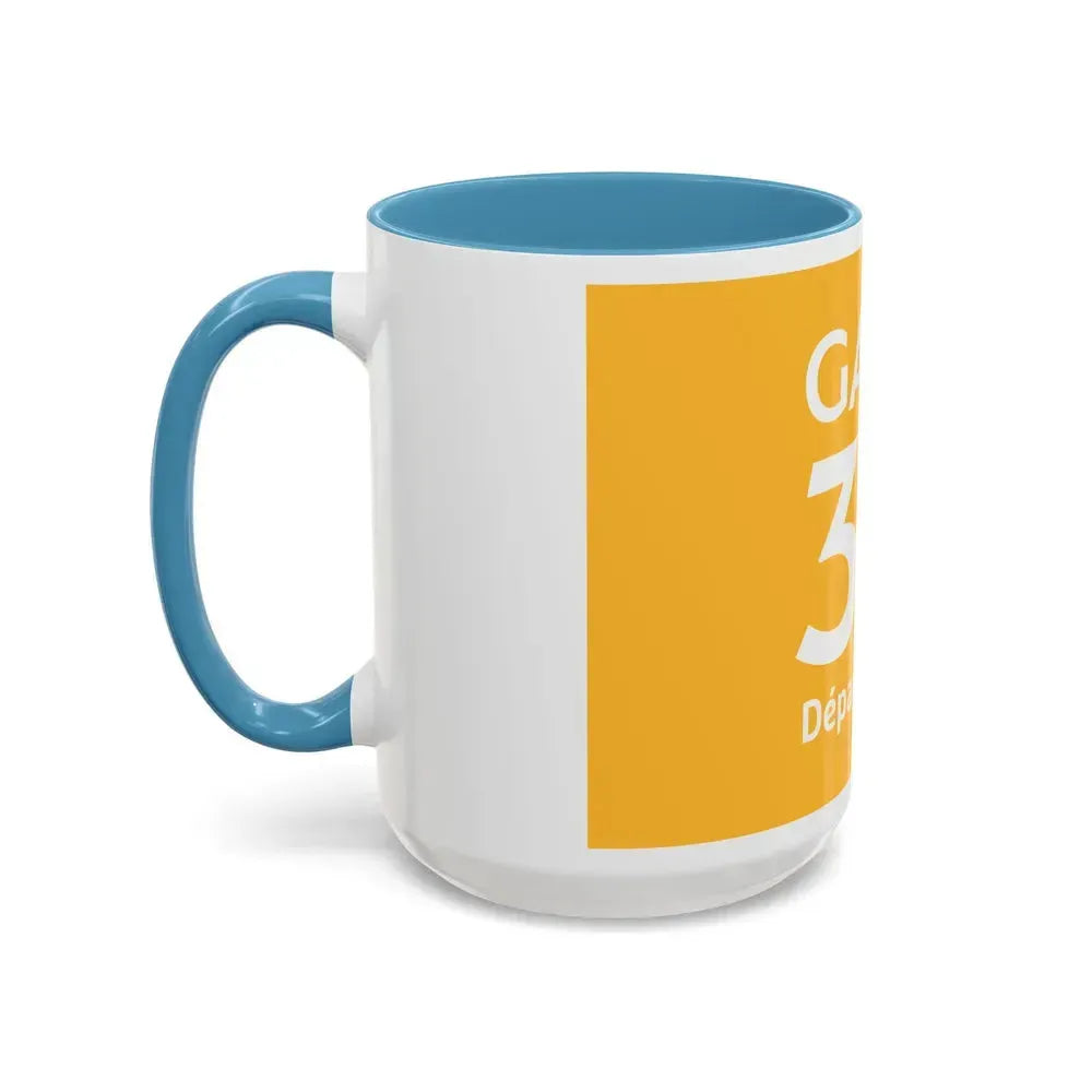 Flag of Gard France - Accent Coffee Mug - Go Mug Yourself