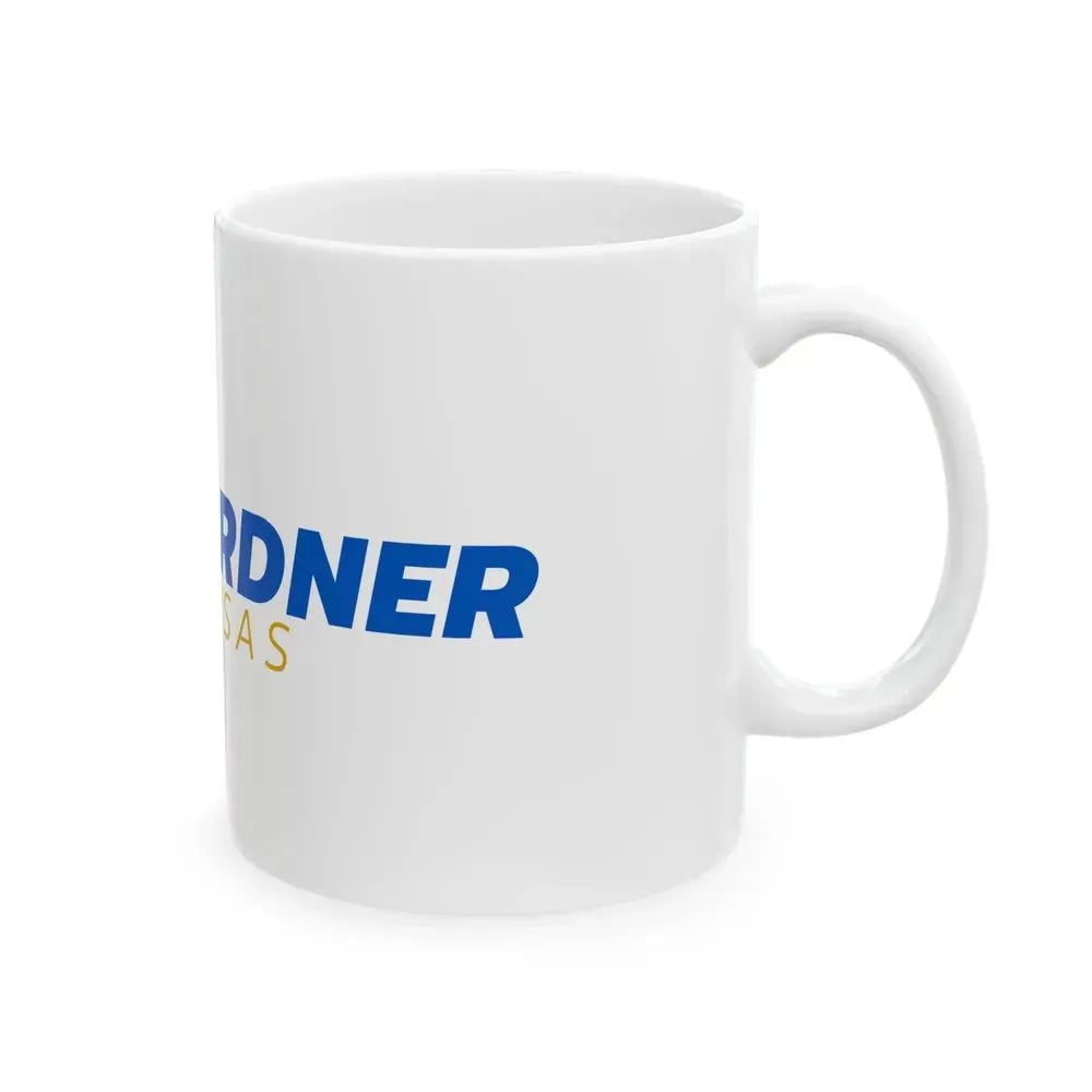 Flag of Gardner Kansas (United States) White Coffee Mug - Go Mug Yourself