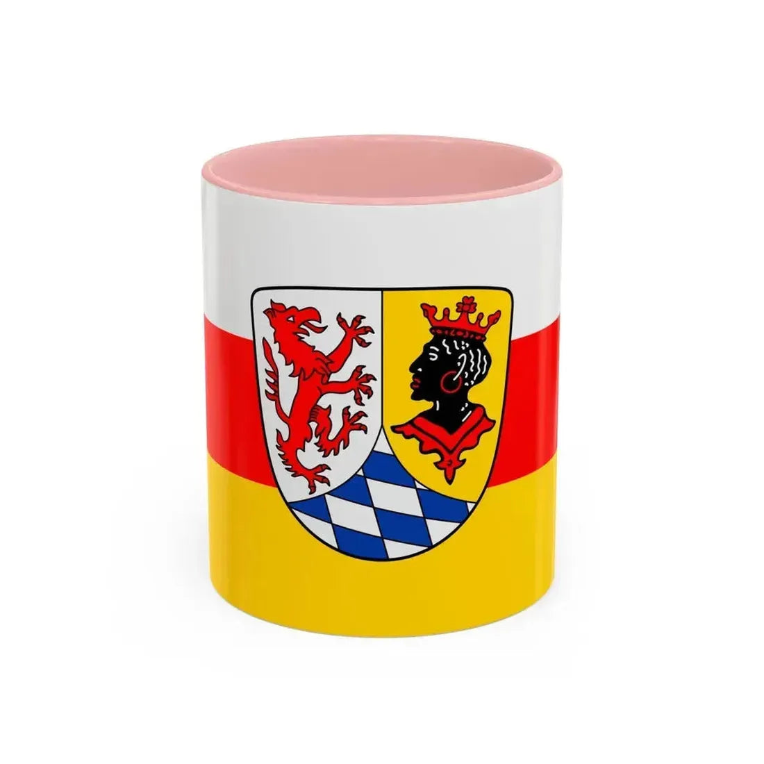 Flag of Garmisch Partenkirchen Germany - Accent Coffee Mug 11oz Pink - Go Mug Yourself